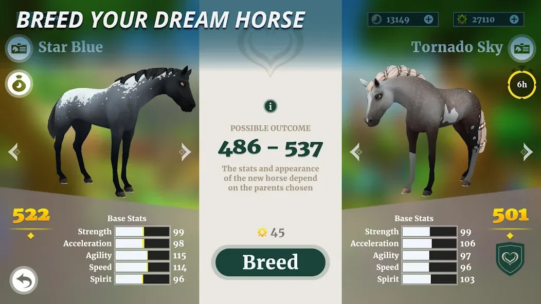 Wildshade: Fantasy Horse Races (Уайлдшейд)  [МОД Много денег] Screenshot 2