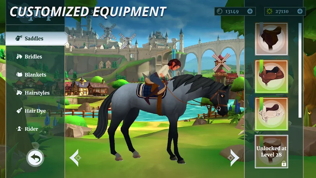 Wildshade: Fantasy Horse Races (Уайлдшейд)  [МОД Много денег] Screenshot 5