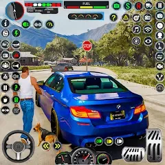 Скачать взломанную US Car Parking Game 2024  [МОД Menu] - стабильная версия apk на Андроид