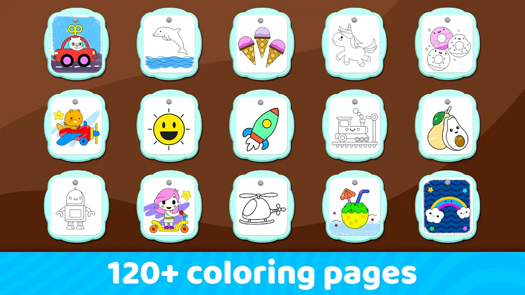 Toddler Coloring Book For Kids  [МОД Menu] Screenshot 4