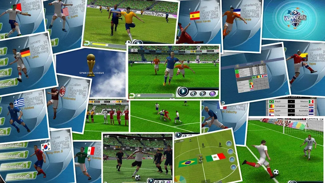 Winner Soccer Evo Elite  [МОД Много денег] Screenshot 1