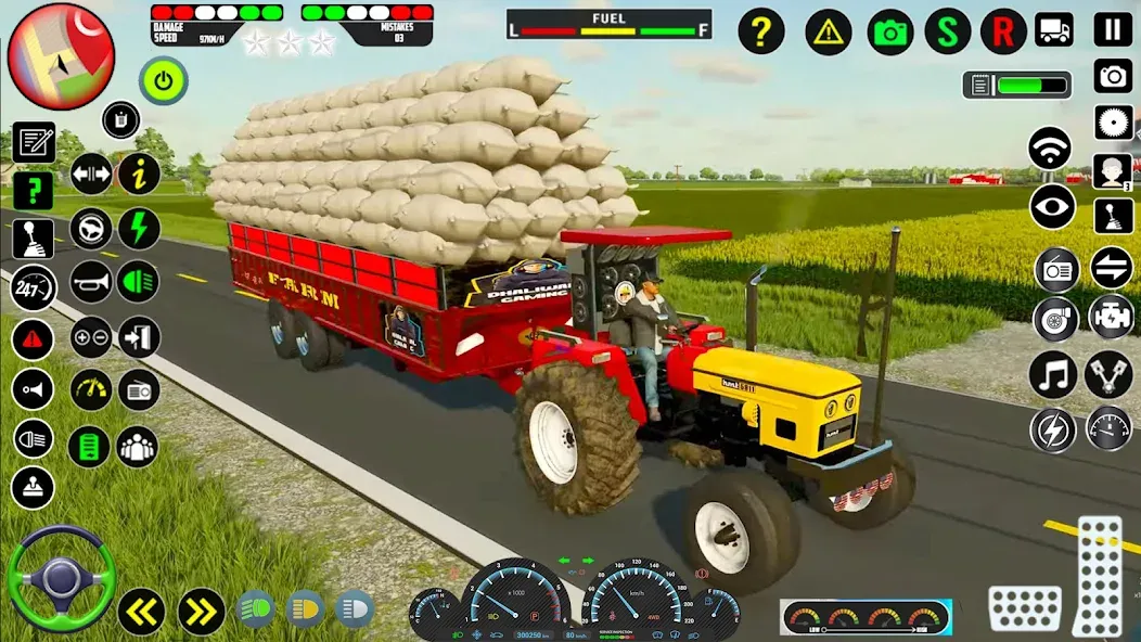 Tractor Farming Games 2023  [МОД Бесконечные монеты] Screenshot 1