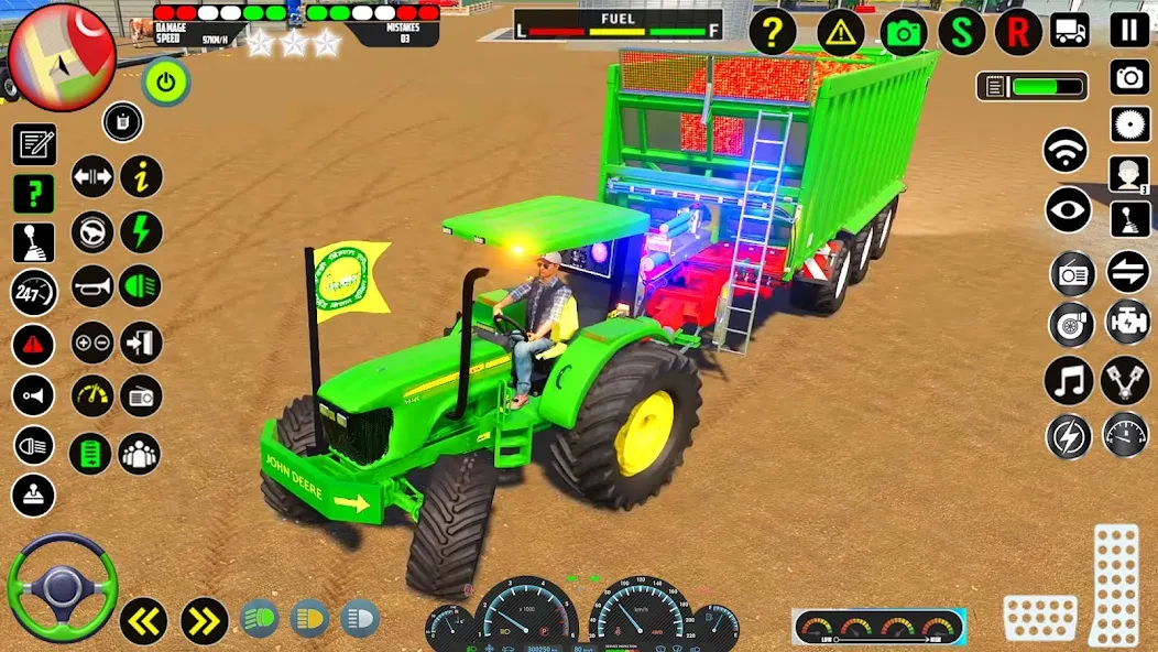 Tractor Farming Games 2023  [МОД Бесконечные монеты] Screenshot 2