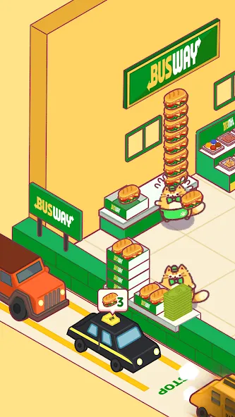 Cat Snack Bar: Cute Food Games (Кэт Снэк Бар)  [МОД Все открыто] Screenshot 1