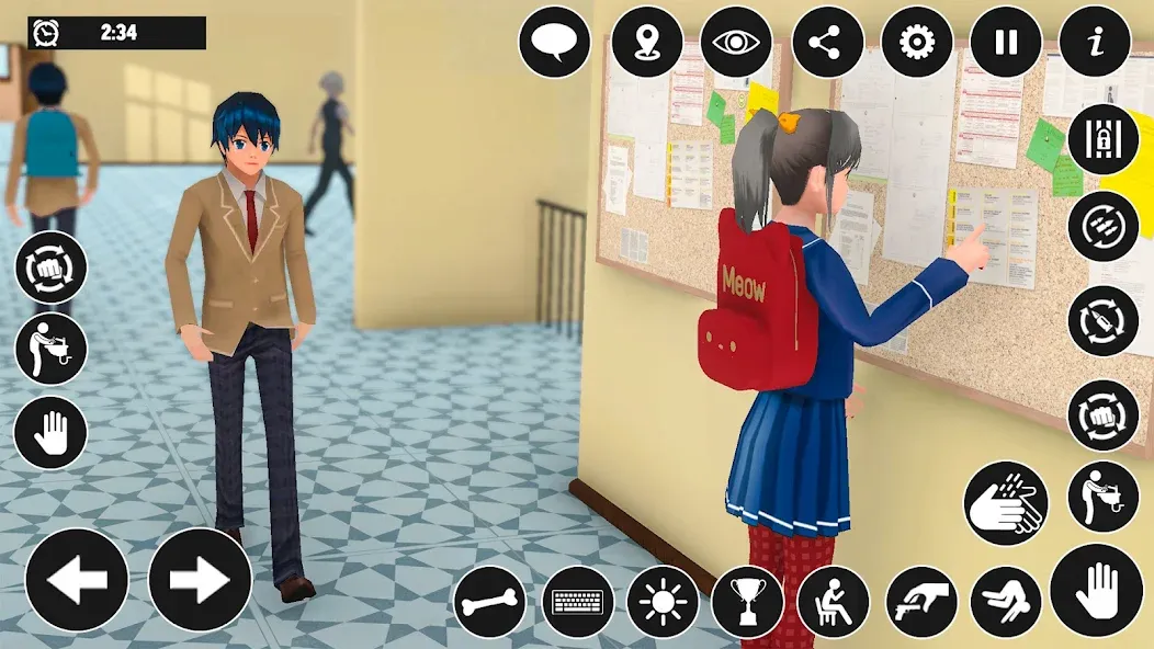 High School Boy Virtual Life  [МОД Mega Pack] Screenshot 3