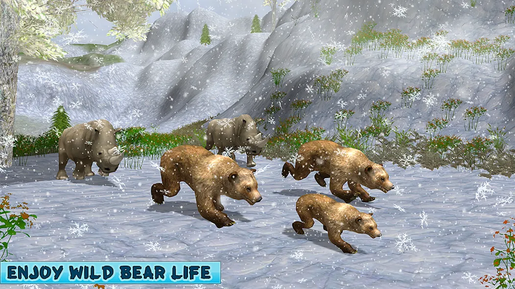 Polar Bear Family Survival  [МОД Menu] Screenshot 5