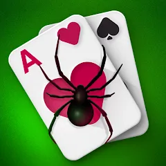 Взлом Spider Solitaire (Спайдер Солитер)  [МОД Unlocked] - последняя версия apk на Андроид