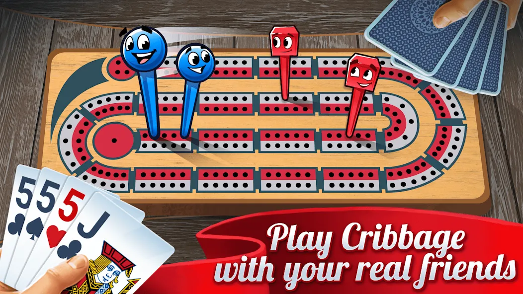 Ultimate Cribbage: Card Board (Ультимат Криббедж)  [МОД Бесконечные монеты] Screenshot 1