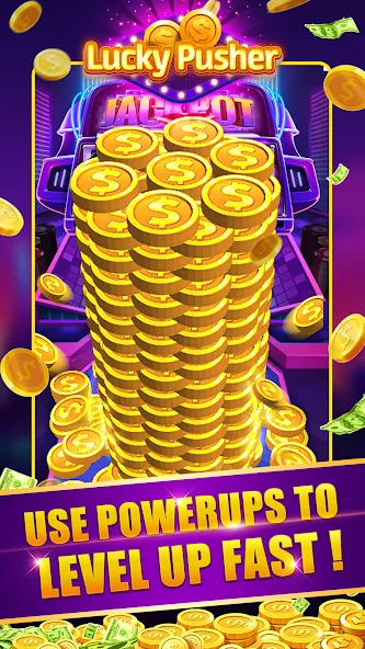 Lucky Cash Pusher Coin Games (Лаки Кэш Пушер Коин Геймс)  [МОД Все открыто] Screenshot 1