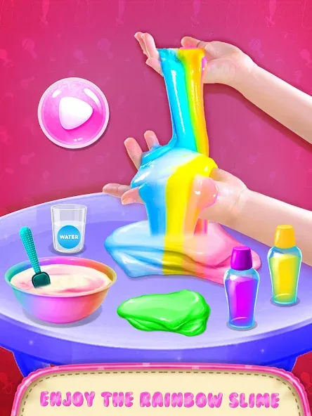 Make Fluffy Slime Maker Game  [МОД Mega Pack] Screenshot 1