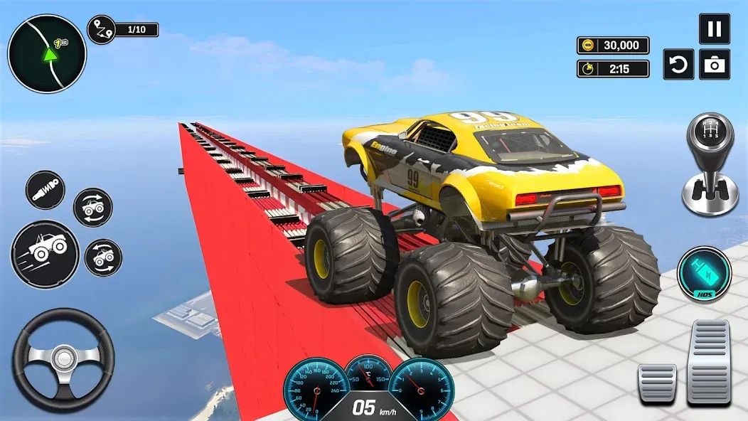 Monster Truck Games- Car Games  [МОД Mega Pack] Screenshot 3