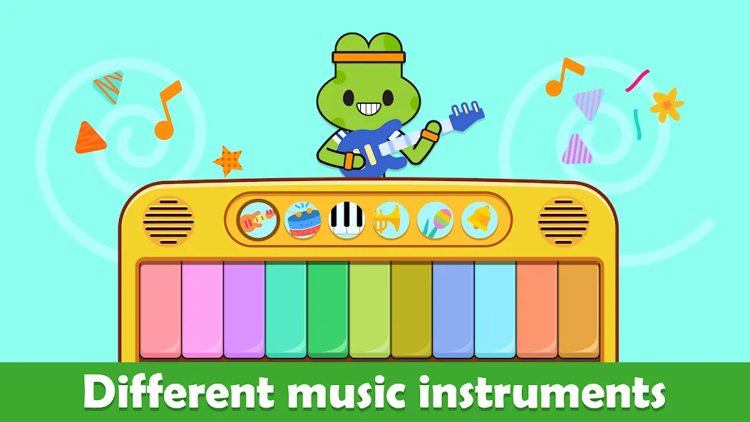 Baby Piano Kids Music Games  [МОД Unlimited Money] Screenshot 3