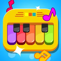 Взломанная Baby Piano Kids Music Games  [МОД Unlimited Money] - последняя версия apk на Андроид