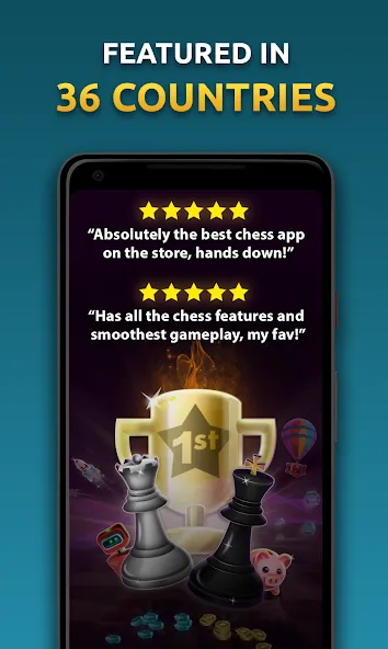 Chess Stars Multiplayer Online (Чесс Старс)  [МОД Бесконечные деньги] Screenshot 1