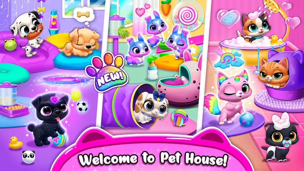 Floof - My Pet House (Флооф)  [МОД Unlimited Money] Screenshot 4