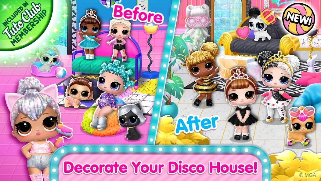 L.O.L. Surprise! Disco House  [МОД Бесконечные деньги] Screenshot 1