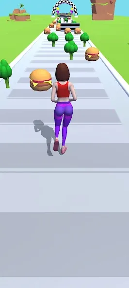 Twerk Race 3D: Belly Body Run (Тверк Рейс 3D)  [МОД Много монет] Screenshot 1