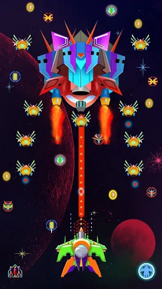 Galaxy Shooting: Alien Attack (Гэлэкси Шутинг)  [МОД Unlocked] Screenshot 5