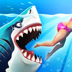 Взлом Hungry Shark World (Хангри Шарк Ворлд)  [МОД Бесконечные монеты] - полная версия apk на Андроид