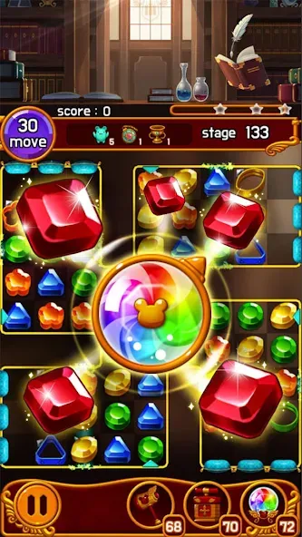 Jewel Magic Castle (Джуэл Мэджик Кэсл)  [МОД Много денег] Screenshot 1