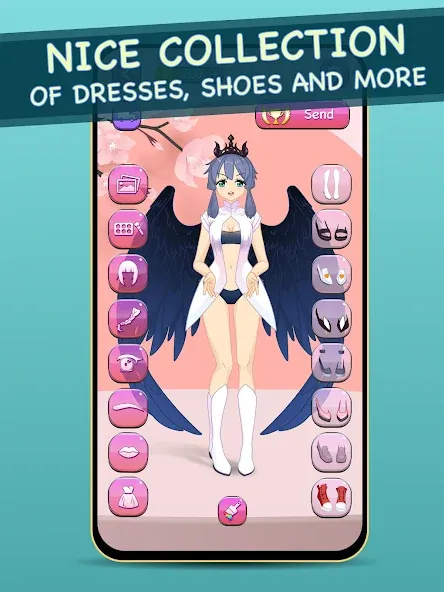 Anime Dress Up for Adults  [МОД Бесконечные монеты] Screenshot 3