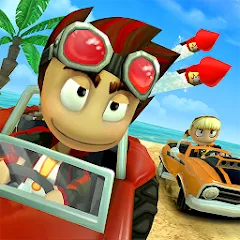 Взлом Beach Buggy Racing (Бич Багги Рейсинг)  [МОД Все открыто] - последняя версия apk на Андроид