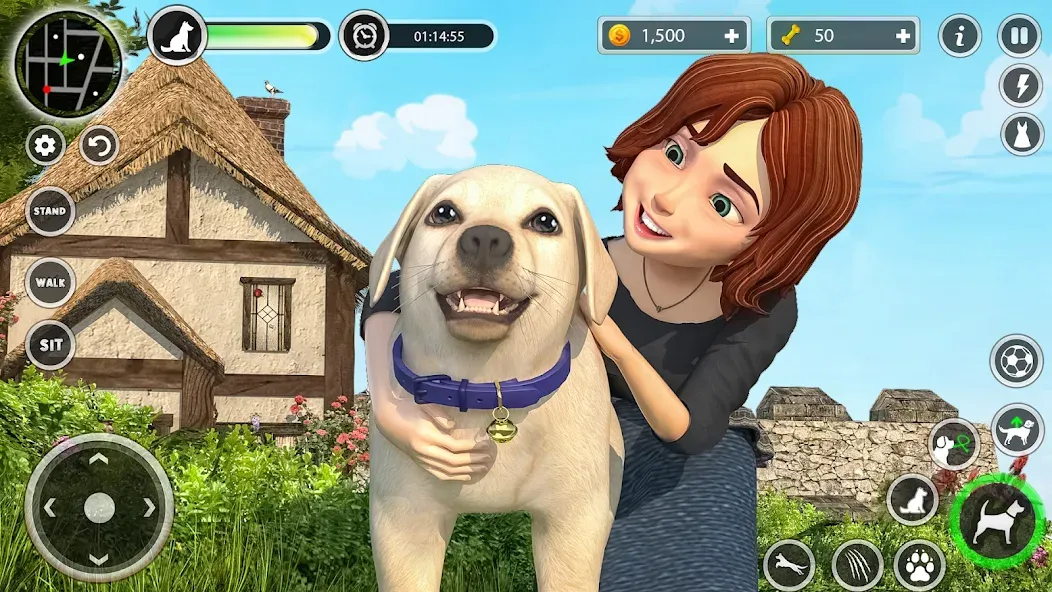 Dog Simulator Pet Dog Games 3D  [МОД Меню] Screenshot 3