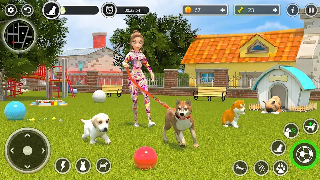 Dog Simulator Pet Dog Games 3D  [МОД Меню] Screenshot 5