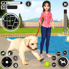 Взлом Dog Simulator Pet Dog Games 3D  [МОД Меню] - полная версия apk на Андроид