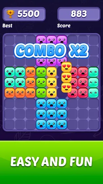 Block Puzzle Game (Блокголоволомка игра)  [МОД Бесконечные деньги] Screenshot 3