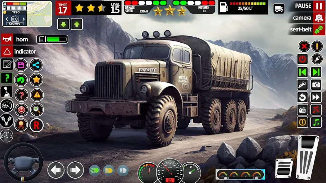 Army Truck Transport Game 2023  [МОД Много монет] Screenshot 3