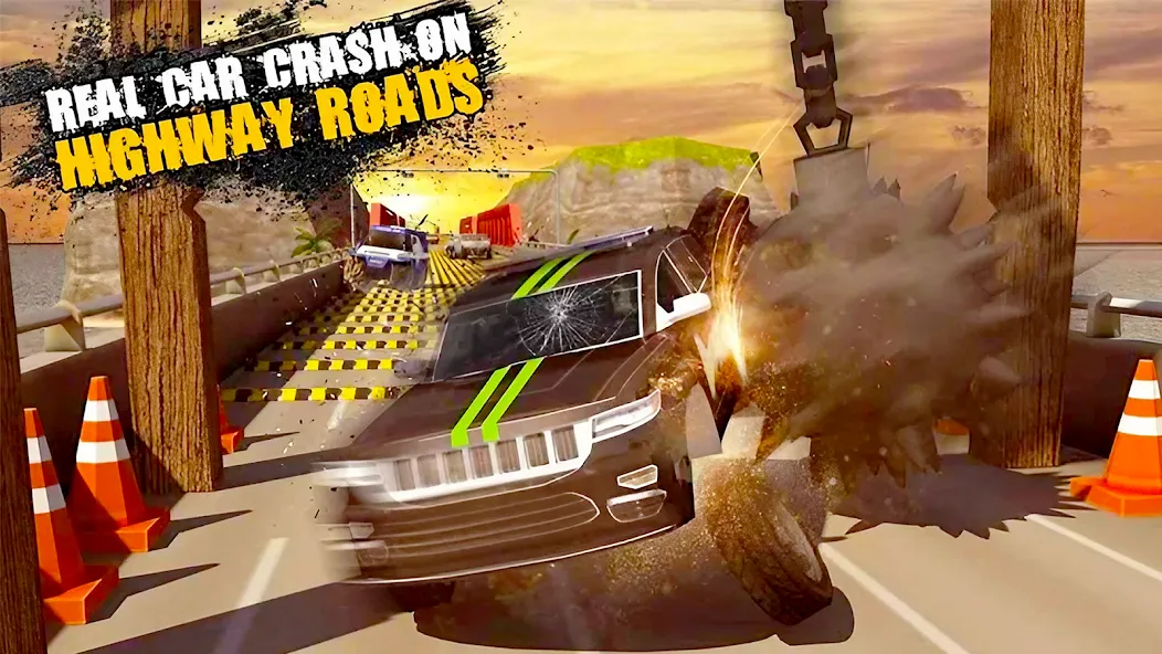 Car Crash Speed Bump Car Games  [МОД Unlocked] Screenshot 1