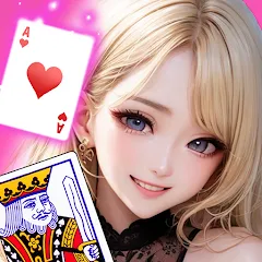 Взлом Sexy solitaire girls: ani card (Сэкси солитер девушки)  [МОД Много монет] - полная версия apk на Андроид