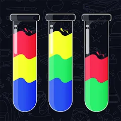 Скачать взломанную Colorpuz - Water Sort Puzzle (Колорпаз)  [МОД Бесконечные деньги] - полная версия apk на Андроид