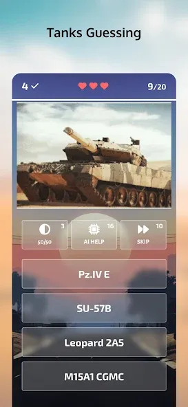 Guess the War Vehicle? WT Quiz (Вар Тандер Квиз)  [МОД Много денег] Screenshot 1