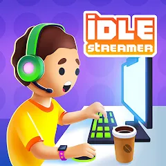 Взломанная Idle Streamer - Tuber game (Айдл стример)  [МОД Menu] - полная версия apk на Андроид