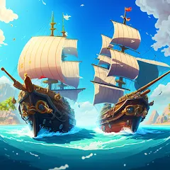 Взломанная Pirate Raid - Caribbean Battle (Пиратское налетении)  [МОД Много денег] - полная версия apk на Андроид