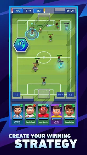 AFK Football: RPG Soccer Games  [МОД Unlimited Money] Screenshot 1