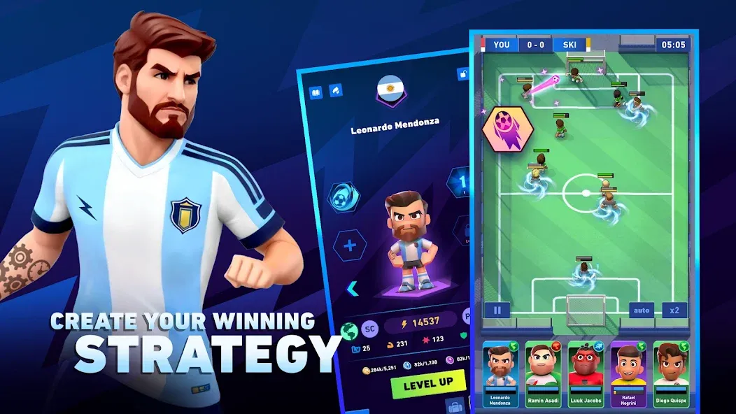 AFK Football: RPG Soccer Games  [МОД Unlimited Money] Screenshot 5