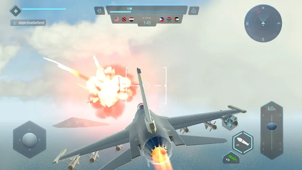 Sky Warriors: Airplane Games (Скай Ворриорс)  [МОД Много денег] Screenshot 5