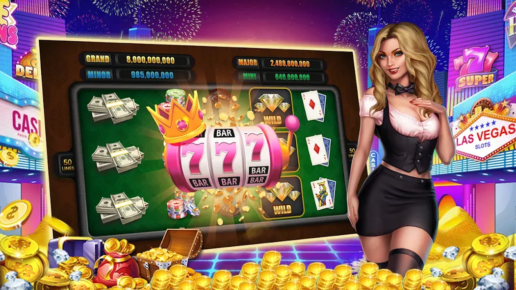 Winning Jackpot Slots Casino  [МОД Много монет] Screenshot 3