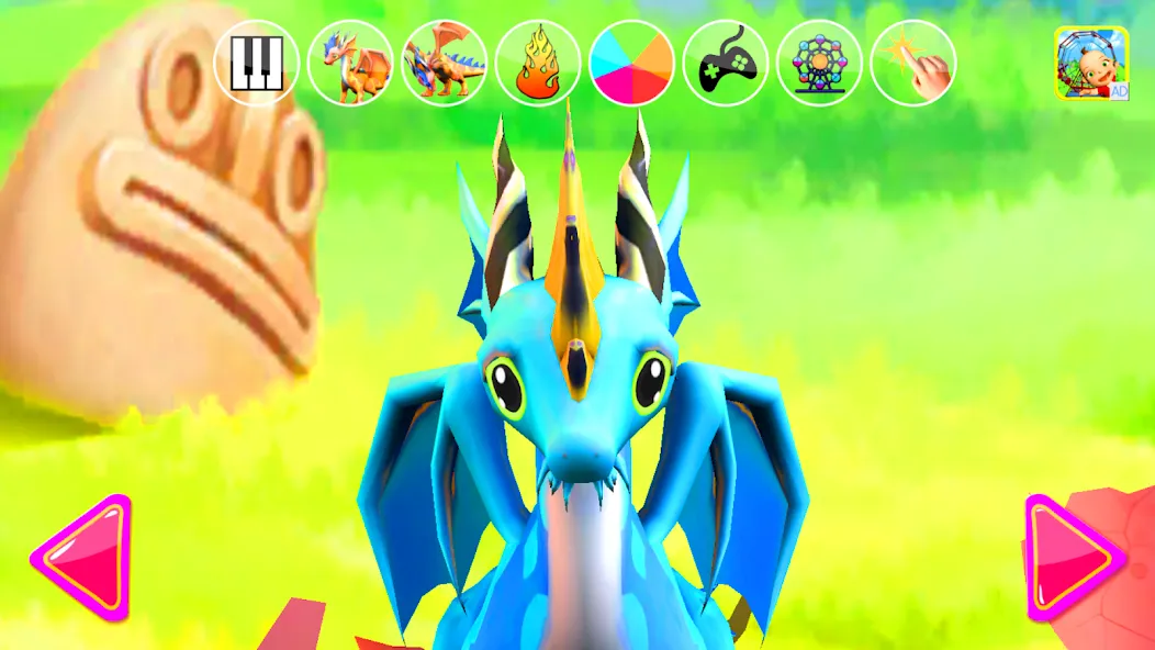 Talking Dragon Family (Талкинг Драгон Фэмели   )  [МОД Menu] Screenshot 1