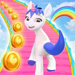 Скачать взломанную Unicorn Kingdom: Running Games (Юникорн Кингдом)  [МОД Меню] - полная версия apk на Андроид