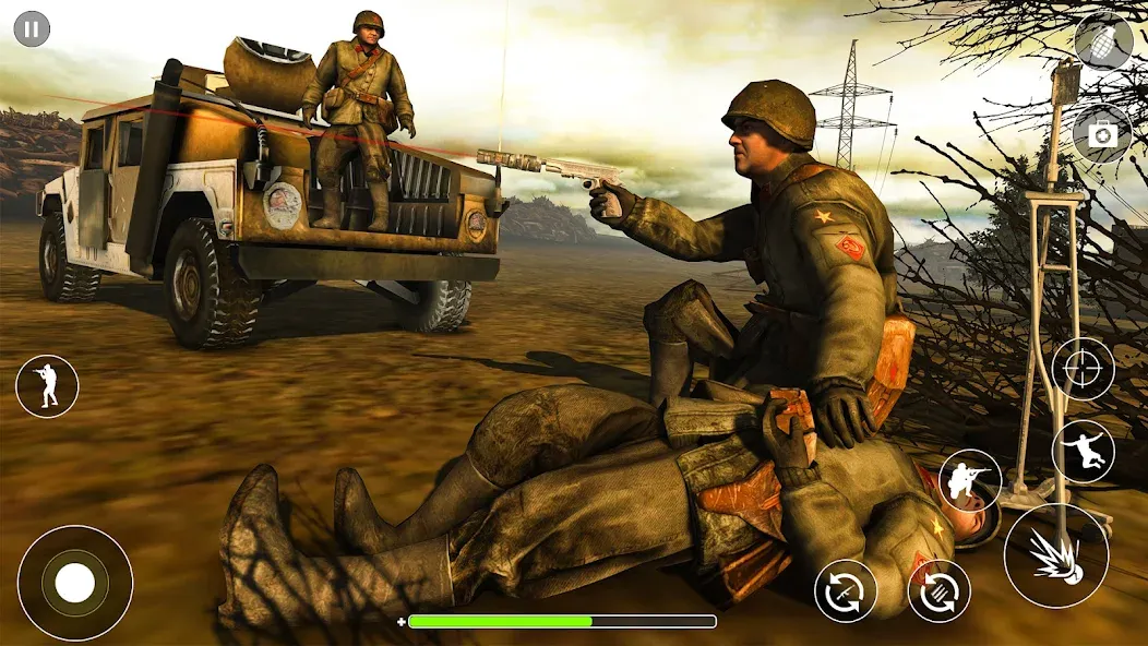 WW2 Survival Shooter :Gun fire (Вторая Мировая Война  )  [МОД Unlimited Money] Screenshot 3