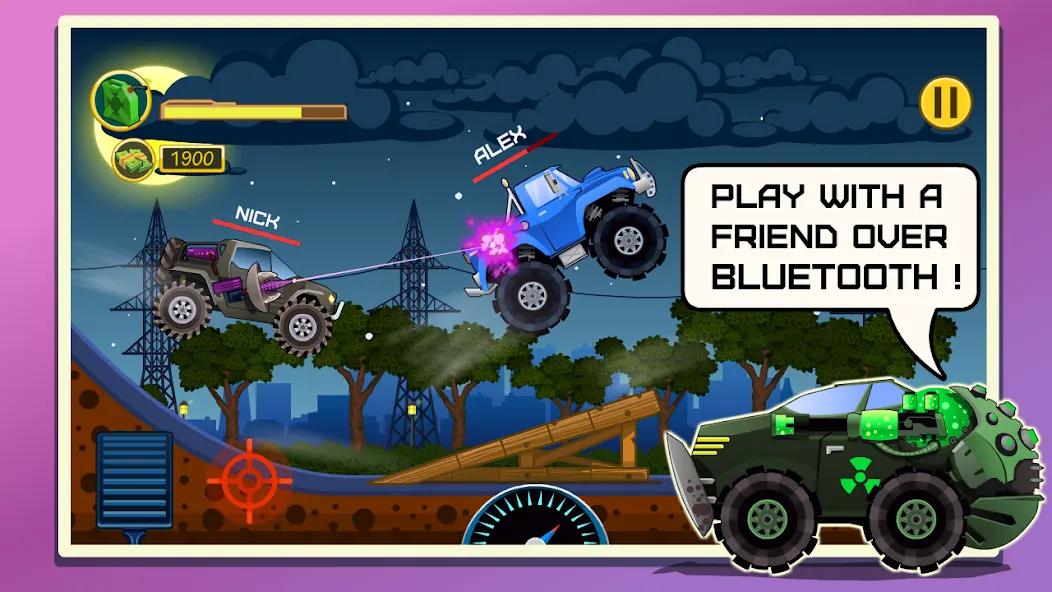 Mad Hill Racing: Bluetooth (Мад Хилл Рейсинг)  [МОД Unlocked] Screenshot 1