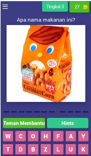 Tebak Makanan Ringan Indonesia (Гаме маканан Ринган)  [МОД Все открыто] Screenshot 4