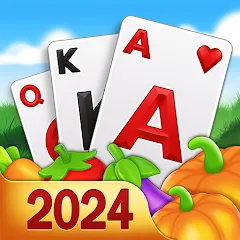 Скачать взломанную Solitaire Farm: Card Games (Соляр Фарм)  [МОД Mega Pack] - полная версия apk на Андроид