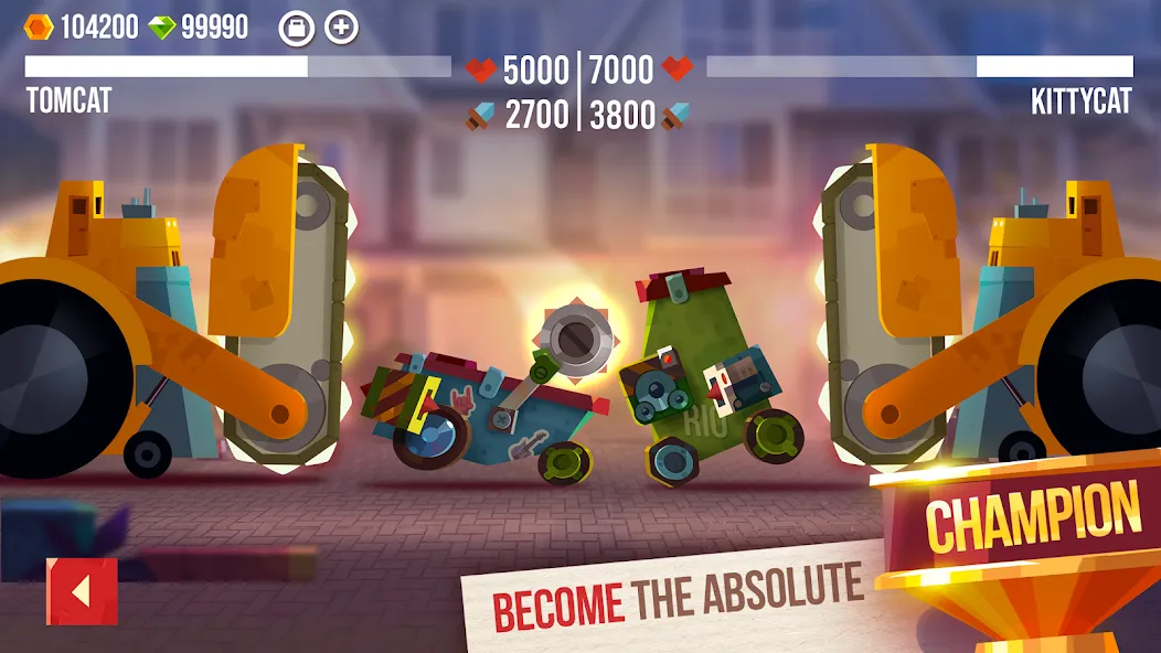 CATS: Crash Arena Turbo Stars (Кэтс)  [МОД Бесконечные деньги] Screenshot 5