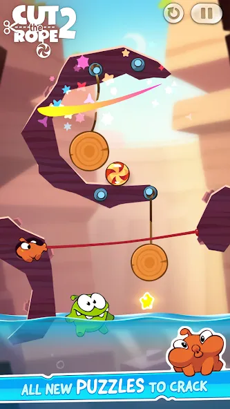 Cut the Rope 2 (Кат зе Роуп 2)  [МОД Menu] Screenshot 3