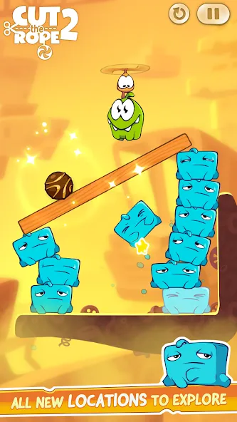 Cut the Rope 2 (Кат зе Роуп 2)  [МОД Menu] Screenshot 5